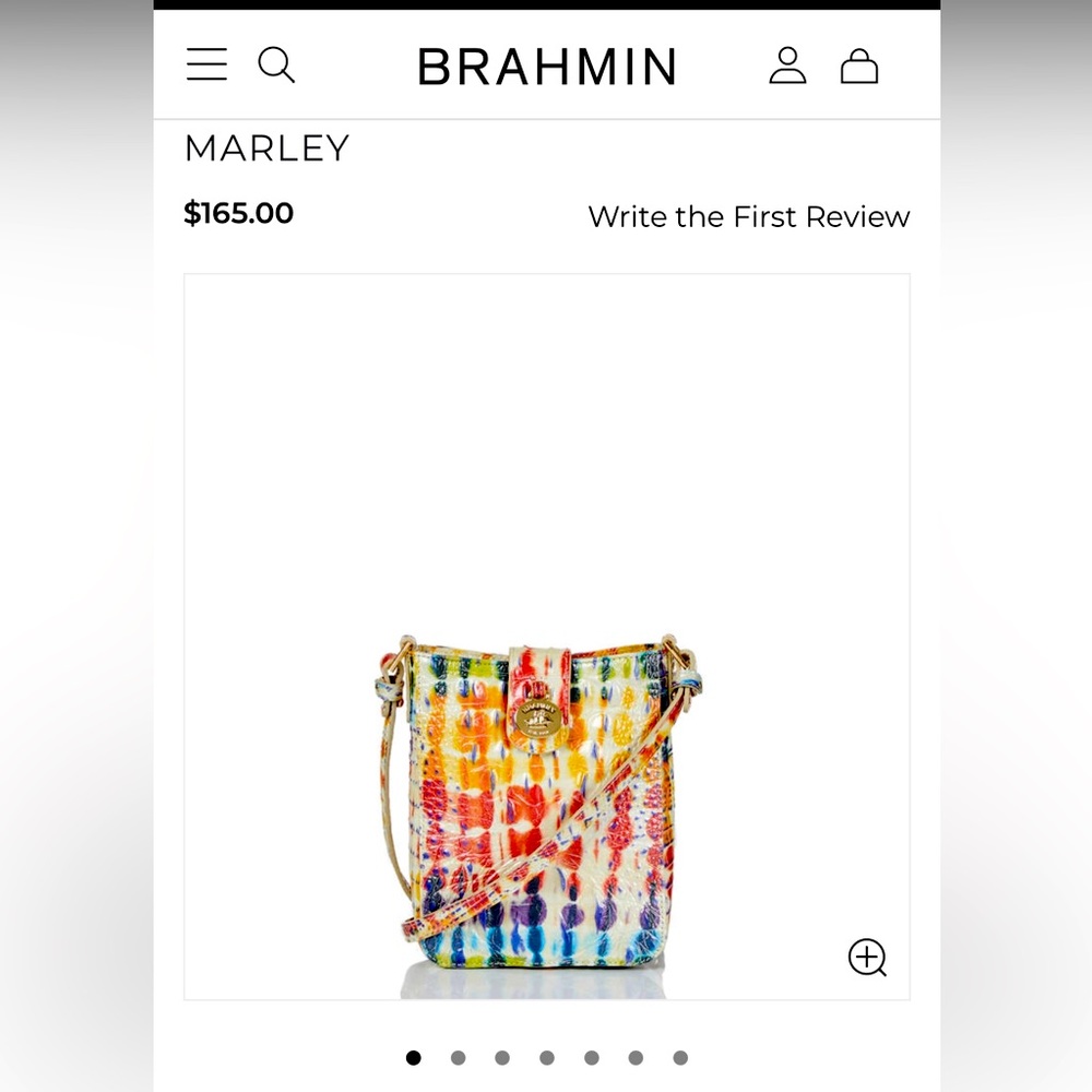 Brahmin leather crossbody